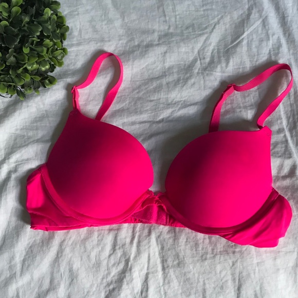 PINK Victoria's Secret Other - Neon pink Pink Victoria’s Secret push up bra 34A